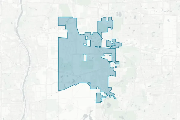 City of West Chicago — detail map