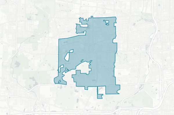 City of Wheaton — detail map