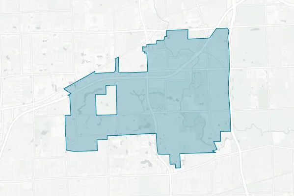 Village of Oak Brook — detail map