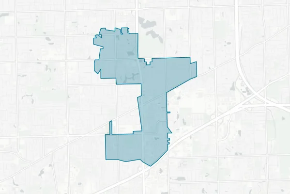 Village of Willowbrook — detail map