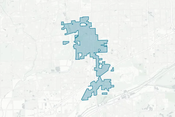 Village of Woodridge — detail map