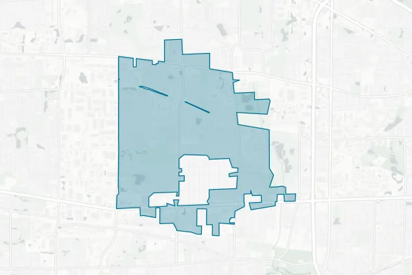 Village of Glendale Heights — detail map
