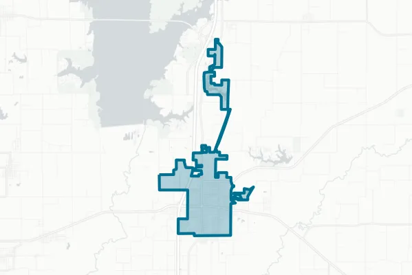 City of Benton — detail map