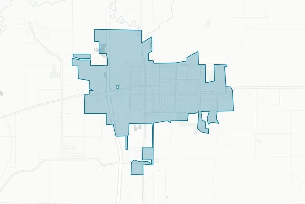 City of West Frankfort — detail map