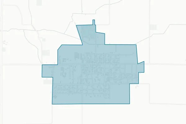 Village of Ridgway — detail map
