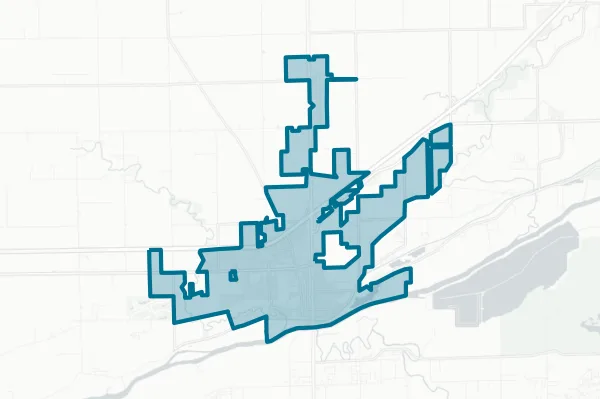 City of Morris — detail map