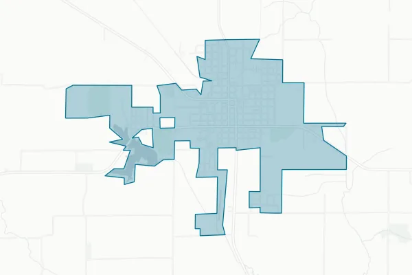City of Mcleansboro — detail map