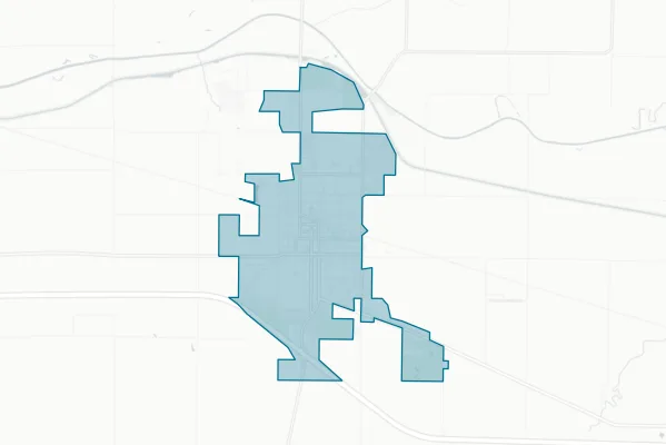 City of Geneseo, Illinios — detail map