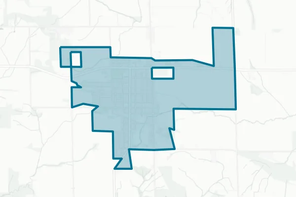 Village of Stockton — detail map