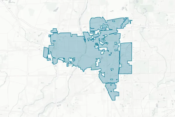 City of Aurora — detail map