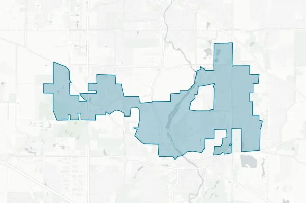 Village of Carpentersville — detail map