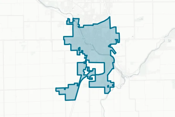 City of Kankakee — detail map