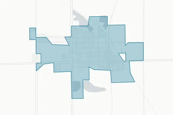 Village of St. Anne — detail map