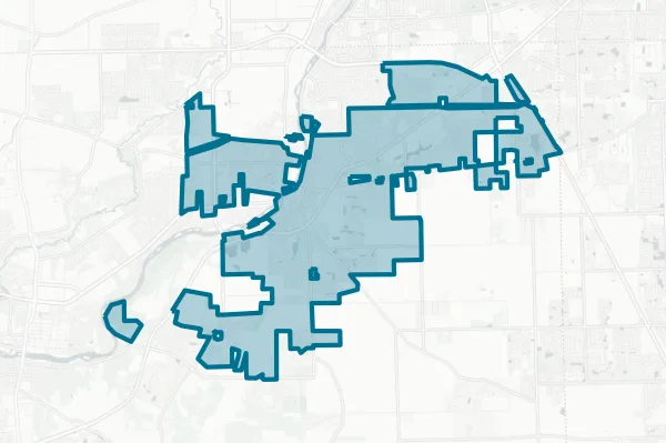 Village of Oswego — detail map