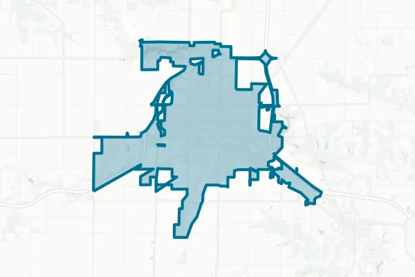 City of Galesburg — detail map