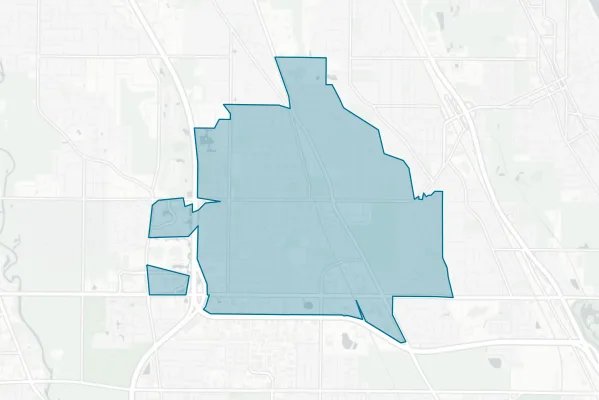 Village of Deerfield — detail map