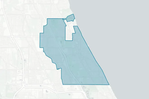 City of Highland Park — detail map