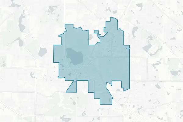 Village of Lake Zurich — detail map