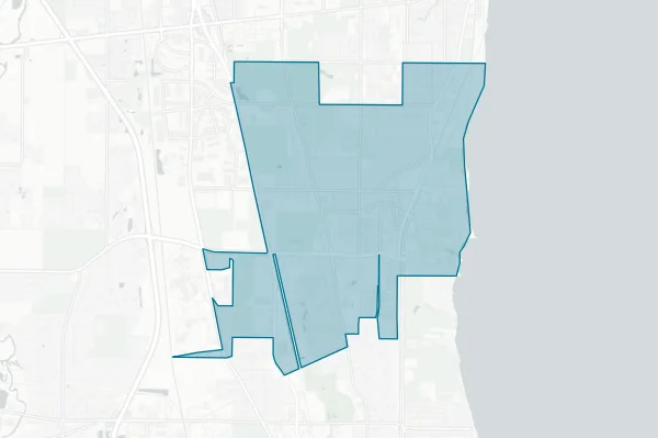 City of North Chicago — detail map
