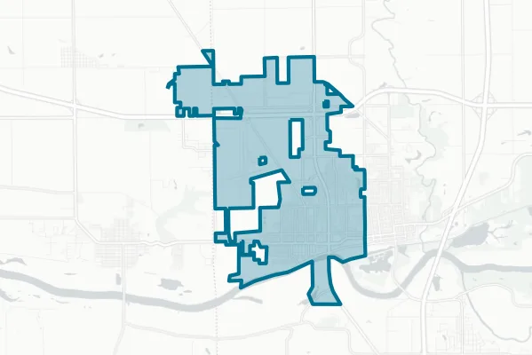 City of Peru — detail map