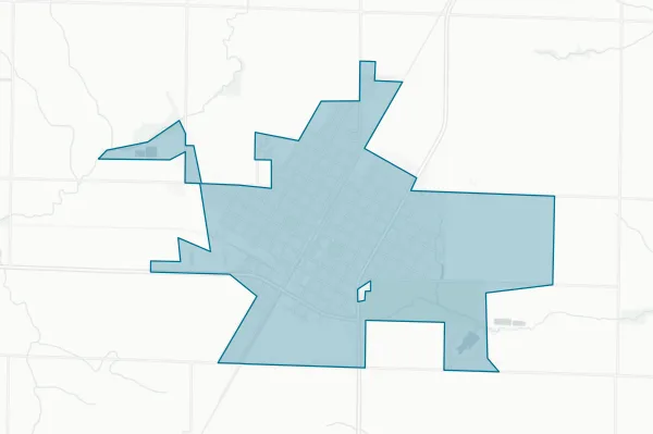 City of Bushnell — detail map