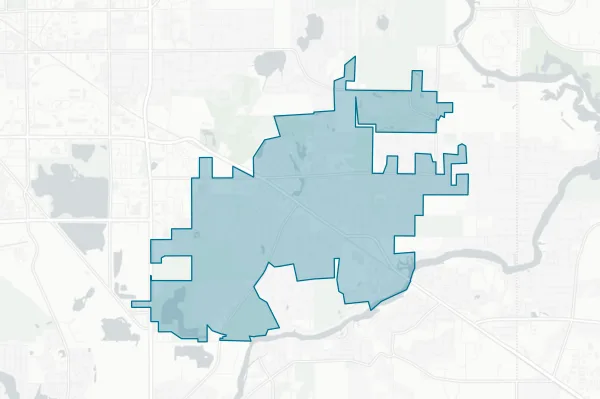 Village of Cary — detail map