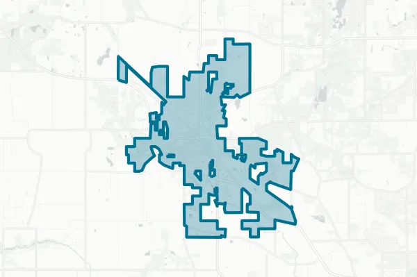 City of Woodstock — detail map