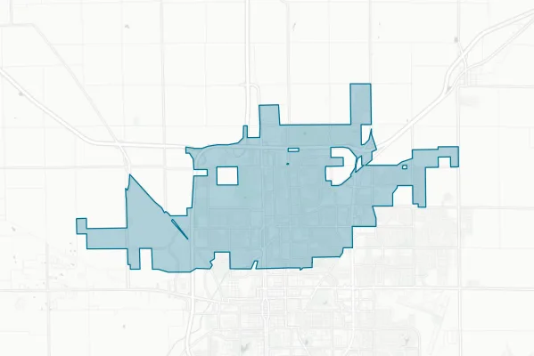 Town of Normal — detail map