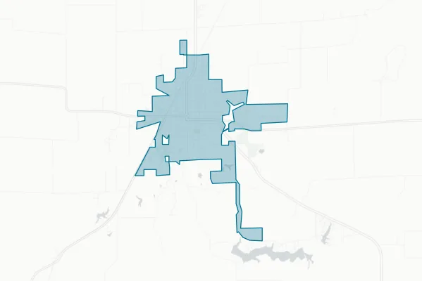 City of Carlinville — detail map