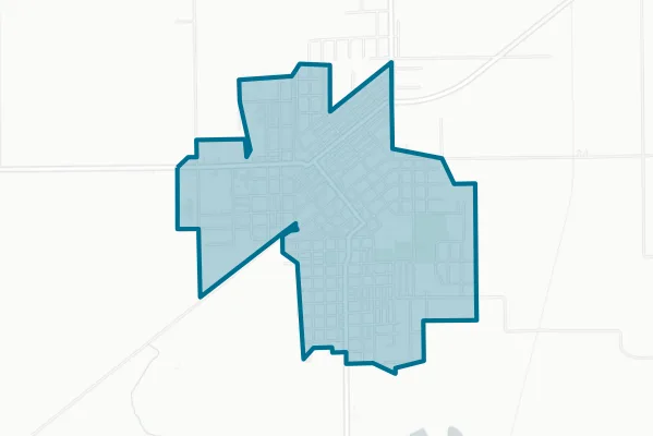City of Gillespie — detail map