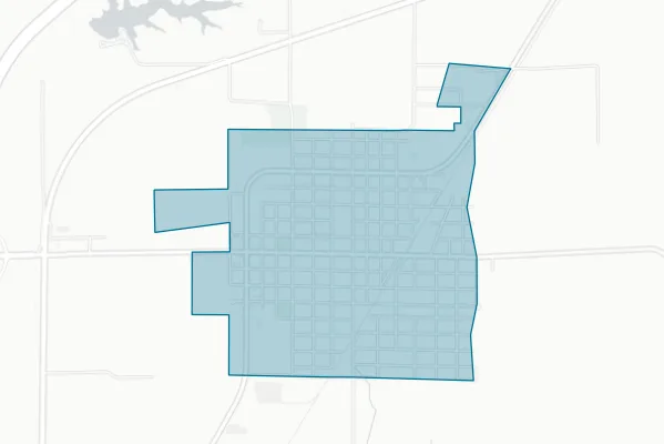City of Mount Olive — detail map