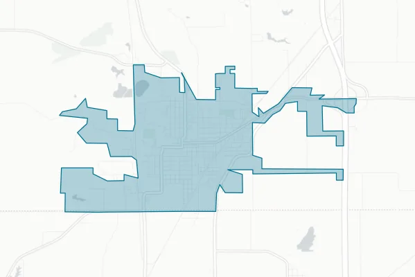 City of Staunton — detail map
