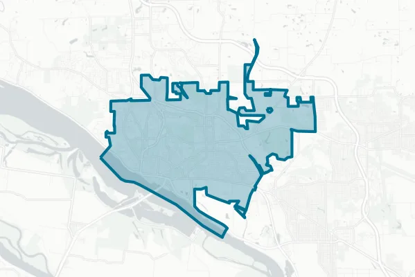 Alton Community Unit School District #11 — detail map