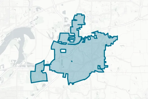 City of Collinsville — detail map