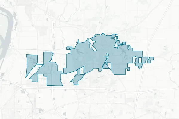 City of Edwardsville — detail map