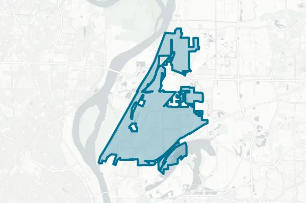 City of Granite City — detail map