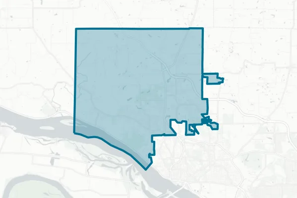 Village of Godfrey — detail map