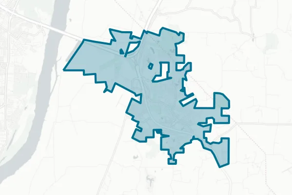 City of Columbia — detail map