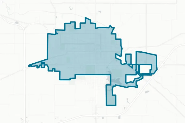 City of Jacksonville — detail map