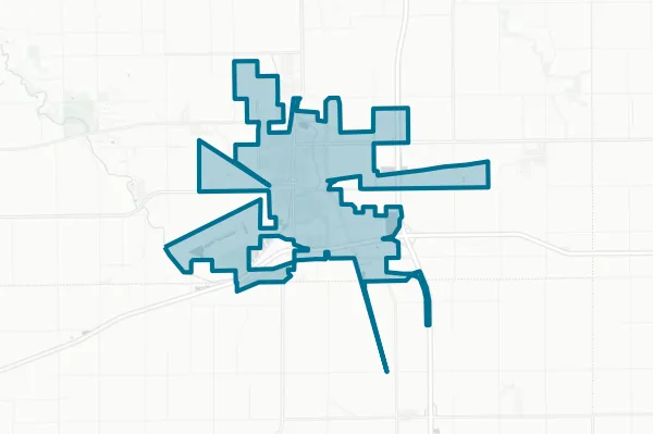 City of Rochelle — detail map