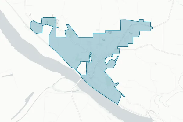 City of Chester — detail map