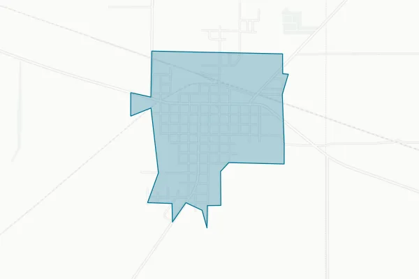 Village of Coulterville — detail map