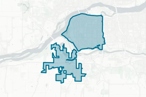 City of Rock Island — detail map
