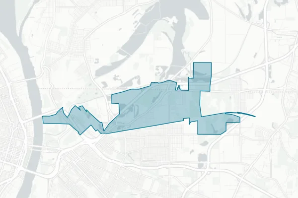 Village of Fairmont City — detail map