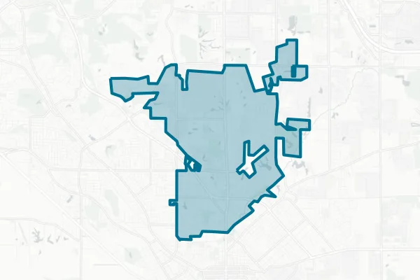 Village of Swansea — detail map
