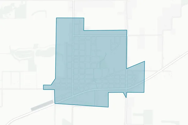 Village of Carrier Mills — detail map