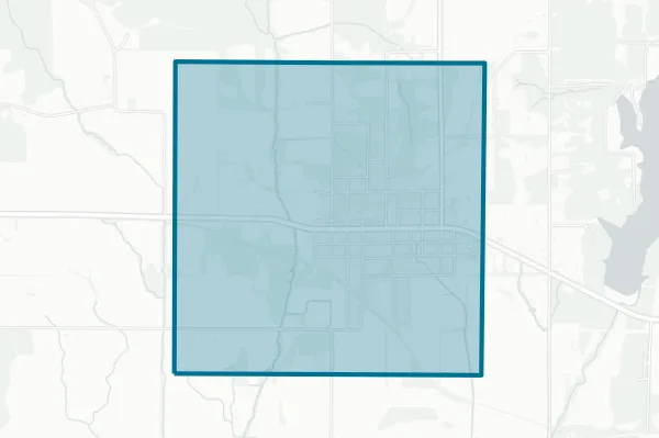 Village of Galatia — detail map