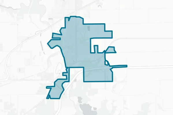 Village of Riverton — detail map