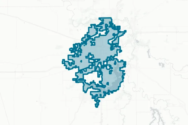 City of Springfield — detail map