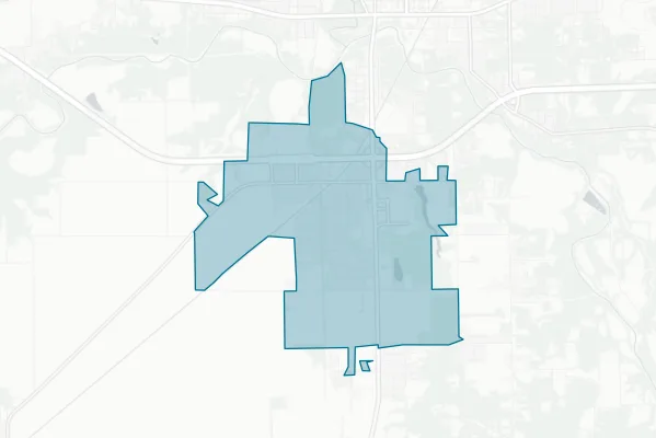 Village of Tilton — detail map